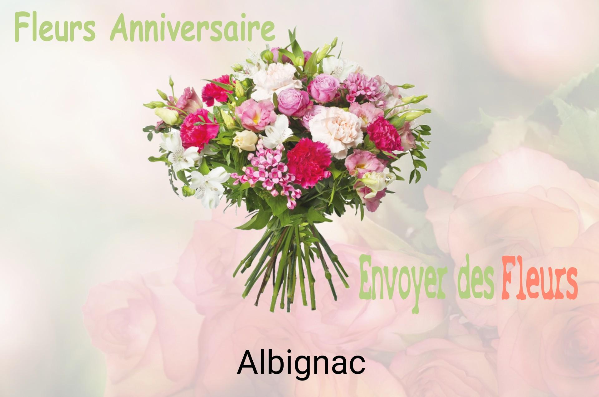 Bouquet de fleurs d’anniversaire livré à Albignac